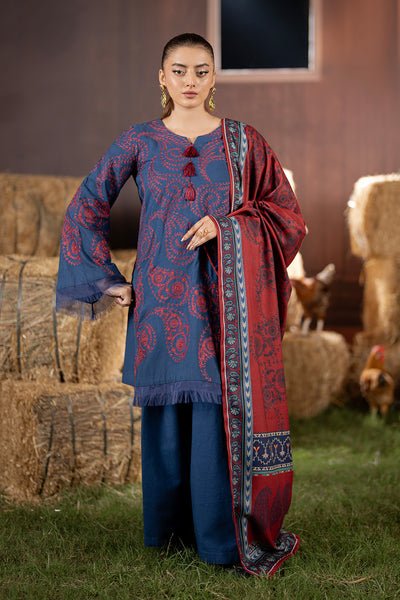 Maryum N Maria | Cosy Crew Winter Pret 25 | GULZAMAN - MSS5769 - Casual Dress - available at Maria Faisal in UK and USA.