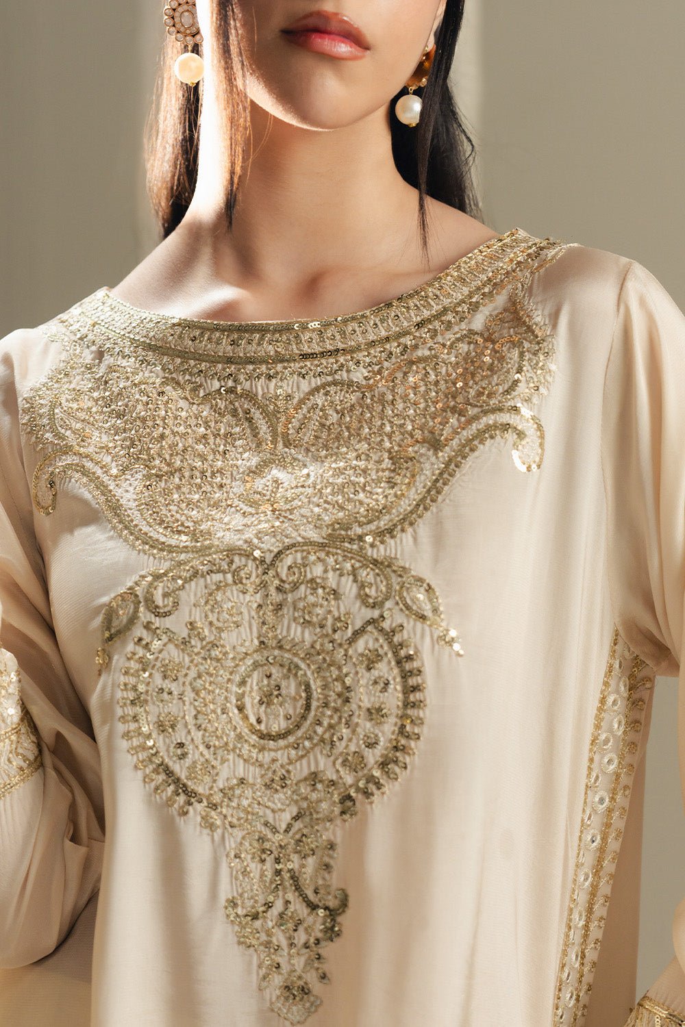 Maryum N Maria | Lyla Pret | LAGOM - MS50377 - Formal Dress - available at Maria Faisal in UK and USA.