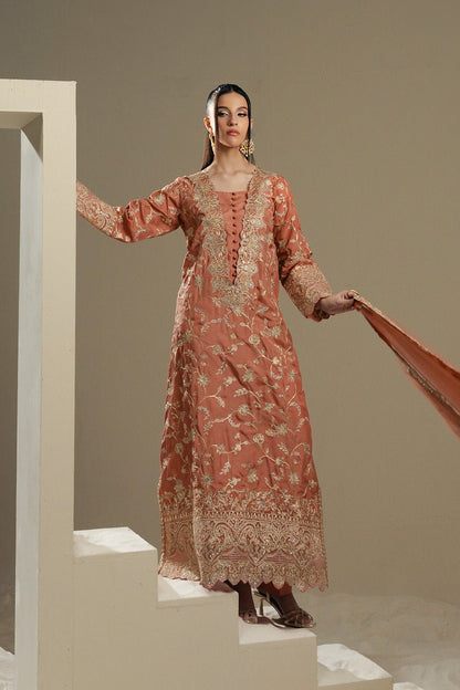 Maryum N Maria | Lyla Pret | SOLEIL - MS50382 - Formal Dress - available at Maria Faisal in UK and USA.