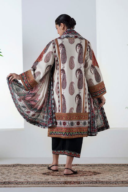 Maryum N Maria | Noore Winters 25 | 3 Piece Embroidered Khaddar ZOHAL - FSU5678 - Casual Dress - available at Maria Faisal in UK and USA.