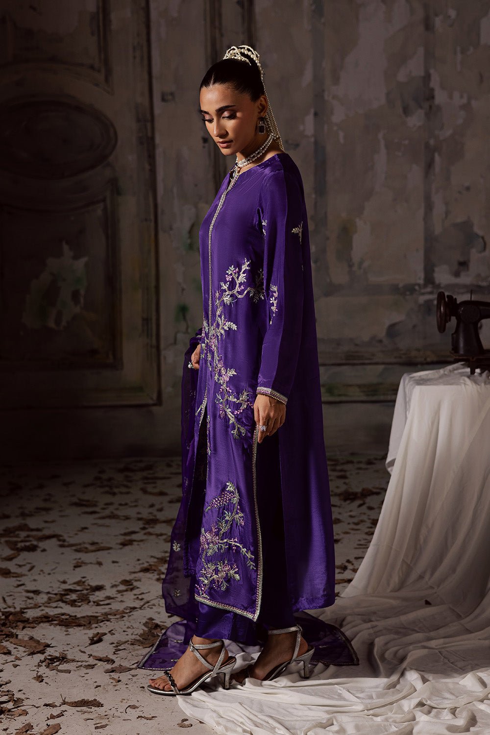 Maryum N Maria | Zarq Festive | AURAA - MSS5842 - Casual Dress - available at Maria Faisal in UK and USA.