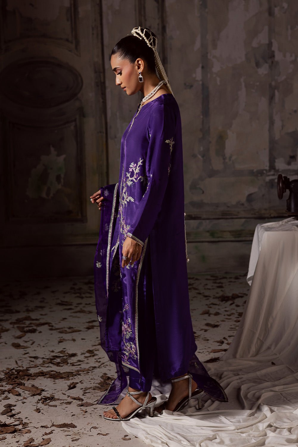 Maryum N Maria | Zarq Festive | AURAA - MSS5842 - Casual Dress - available at Maria Faisal in UK and USA.