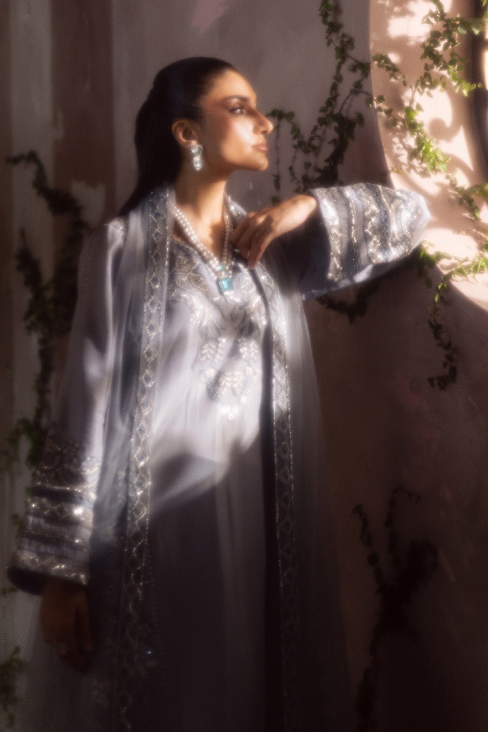 Maryum N Maria | Zarq Festive | ESHYA - MSS5844 - Casual Dress - available at Maria Faisal in UK and USA.