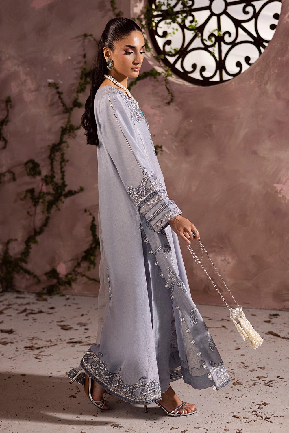 Maryum N Maria | Zarq Festive | ESHYA - MSS5844 - Casual Dress - available at Maria Faisal in UK and USA.