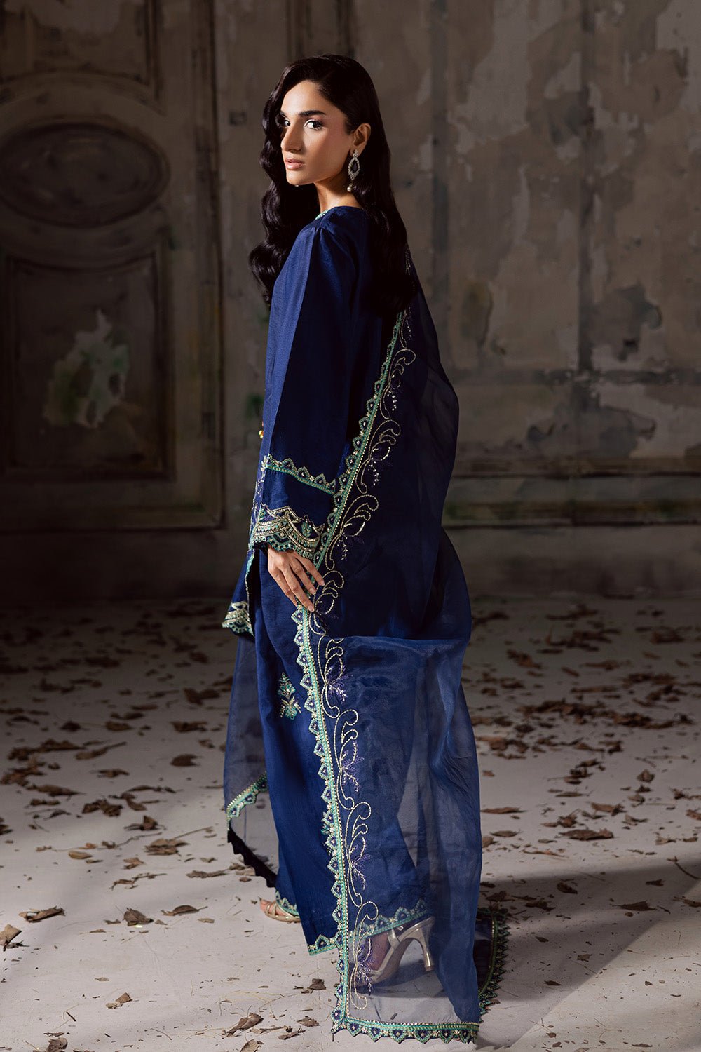 Maryum N Maria | Zarq Festive | LAGOOM - MSS5834 - Casual Dress - available at Maria Faisal in UK and USA.