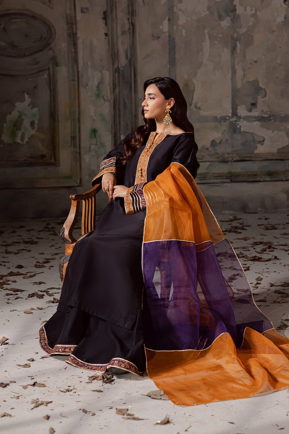 Maryum N Maria | Zarq Festive | OPHERAA - MSS5841 - Casual Dress - available at Maria Faisal in UK and USA.