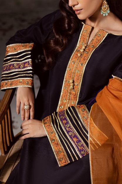 Maryum N Maria | Zarq Festive | OPHERAA - MSS5841 - Casual Dress - available at Maria Faisal in UK and USA.