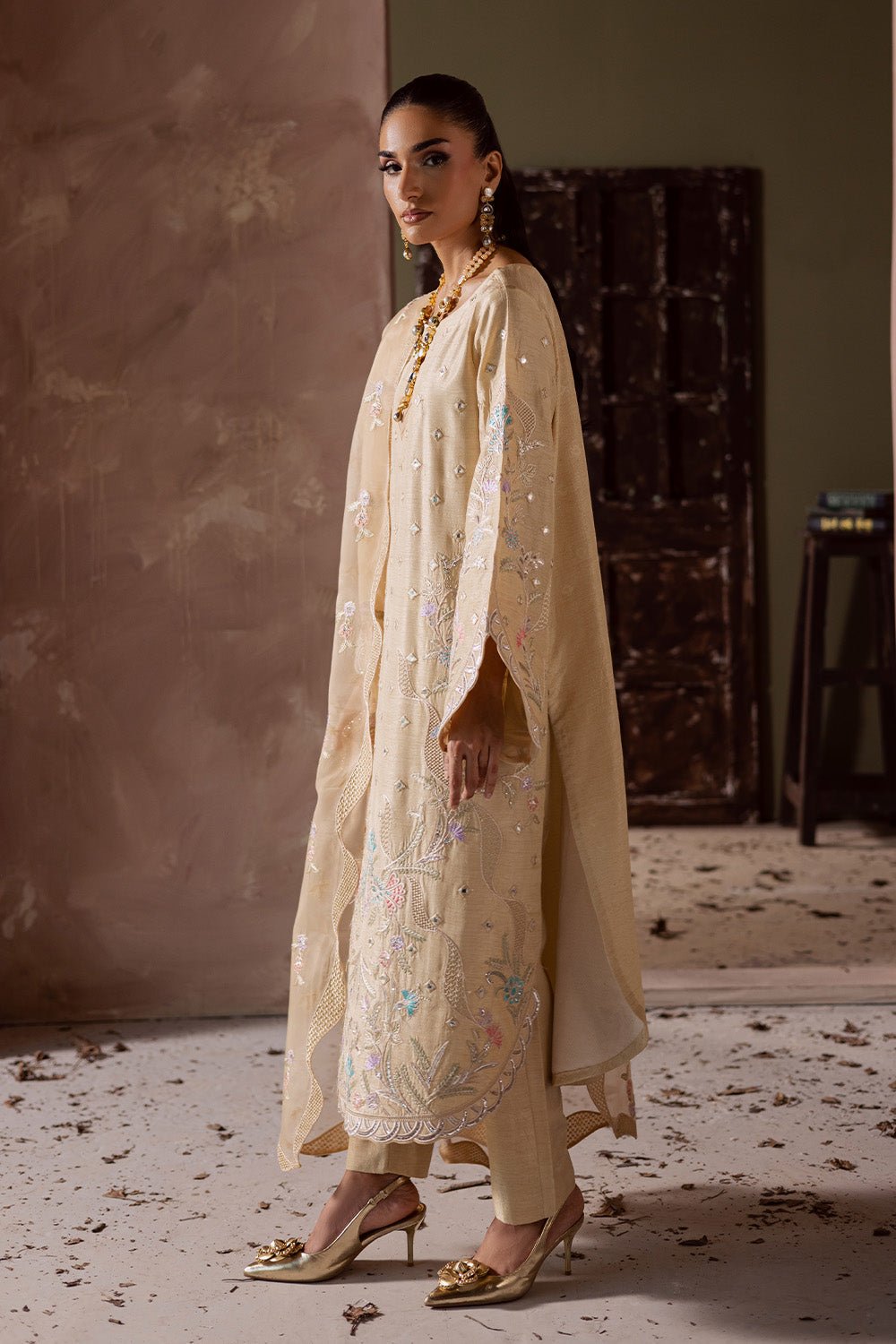 Maryum N Maria | Zarq Festive | REEYA - MSS5843 - Casual Dress - available at Maria Faisal in UK and USA.