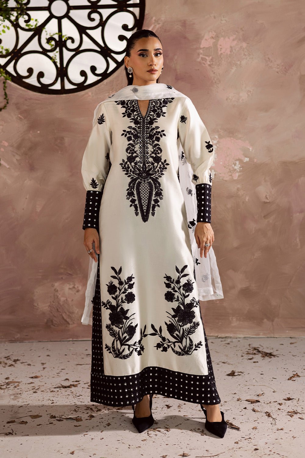 Maryum N Maria | Zarq Festive | SEPHORAA - MSS5838 - Casual Dress - available at Maria Faisal in UK and USA.