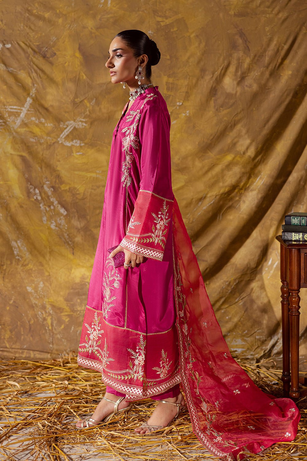 Maryum N Maria | Zarq Festive | SUNY - MSS5840 - Casual Dress - available at Maria Faisal in UK and USA.