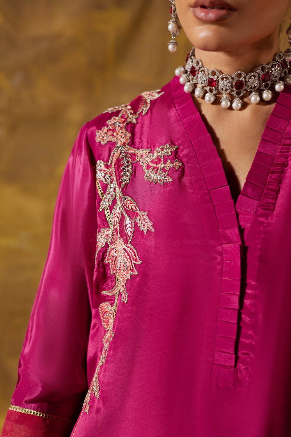 Maryum N Maria | Zarq Festive | SUNY - MSS5840 - Casual Dress - available at Maria Faisal in UK and USA.