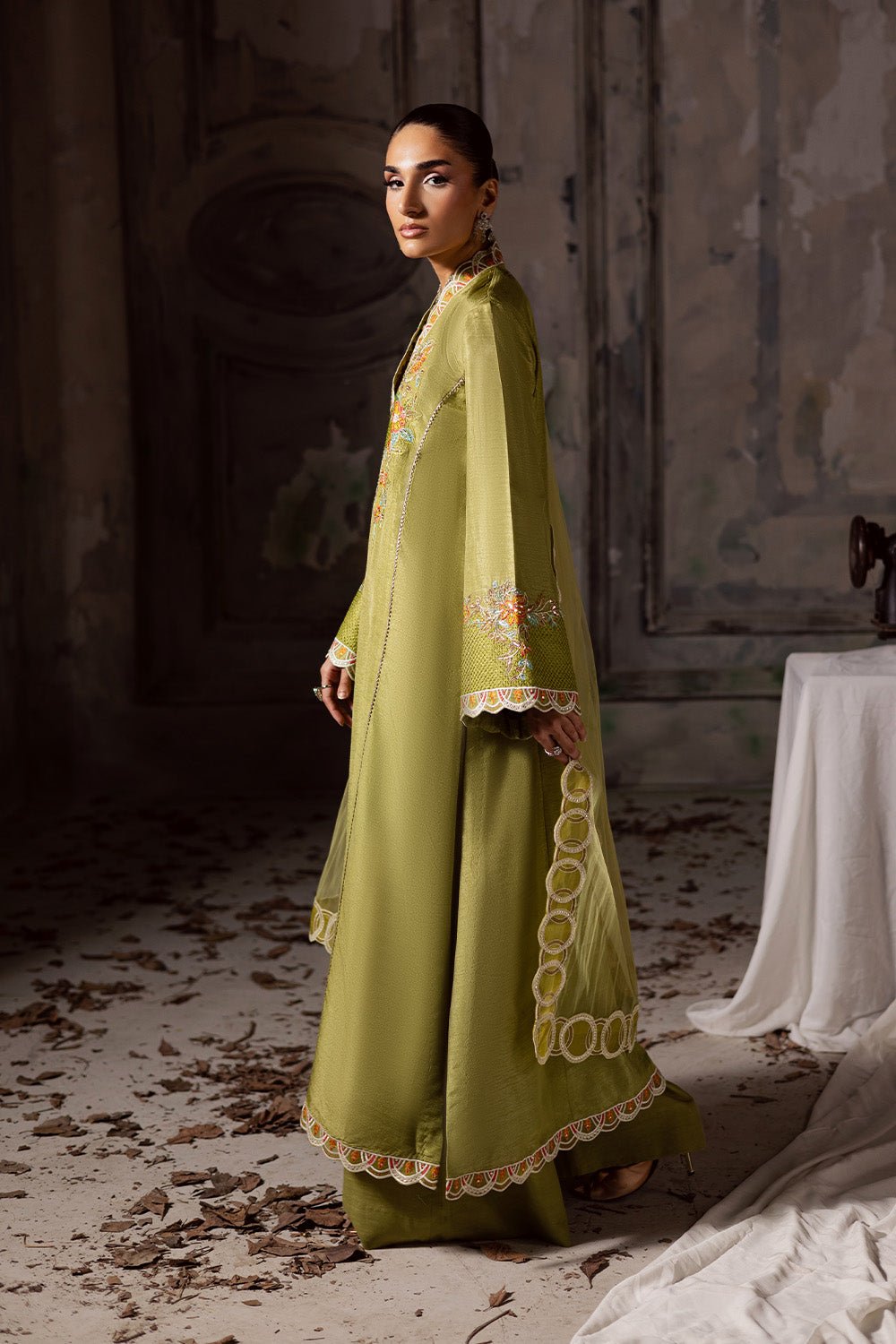 Maryum N Maria | Zarq Festive | ZARAA - MSS5837 - Casual Dress - available at Maria Faisal in UK and USA.