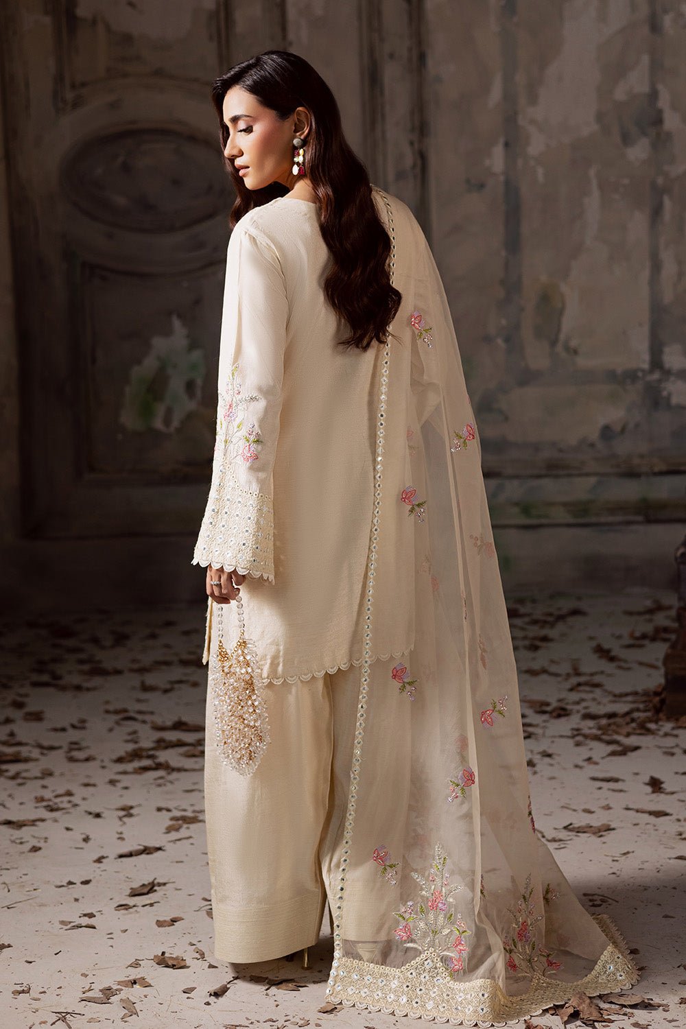 Maryum N Maria | Zarq Festive | ZEEVA - MSS5831 - Casual Dress - available at Maria Faisal in UK and USA.