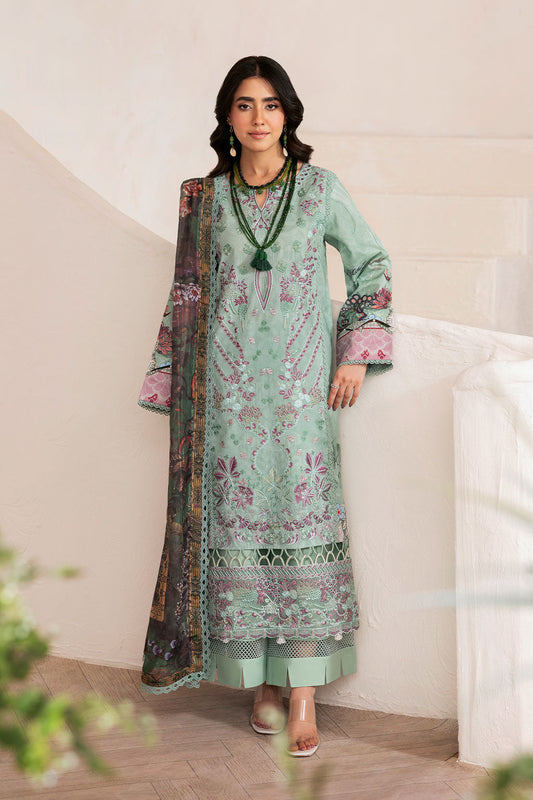 Ramsha | Mashaal Luxury Lawn | L-1405 - Ladies Clothes - Maria Faisal