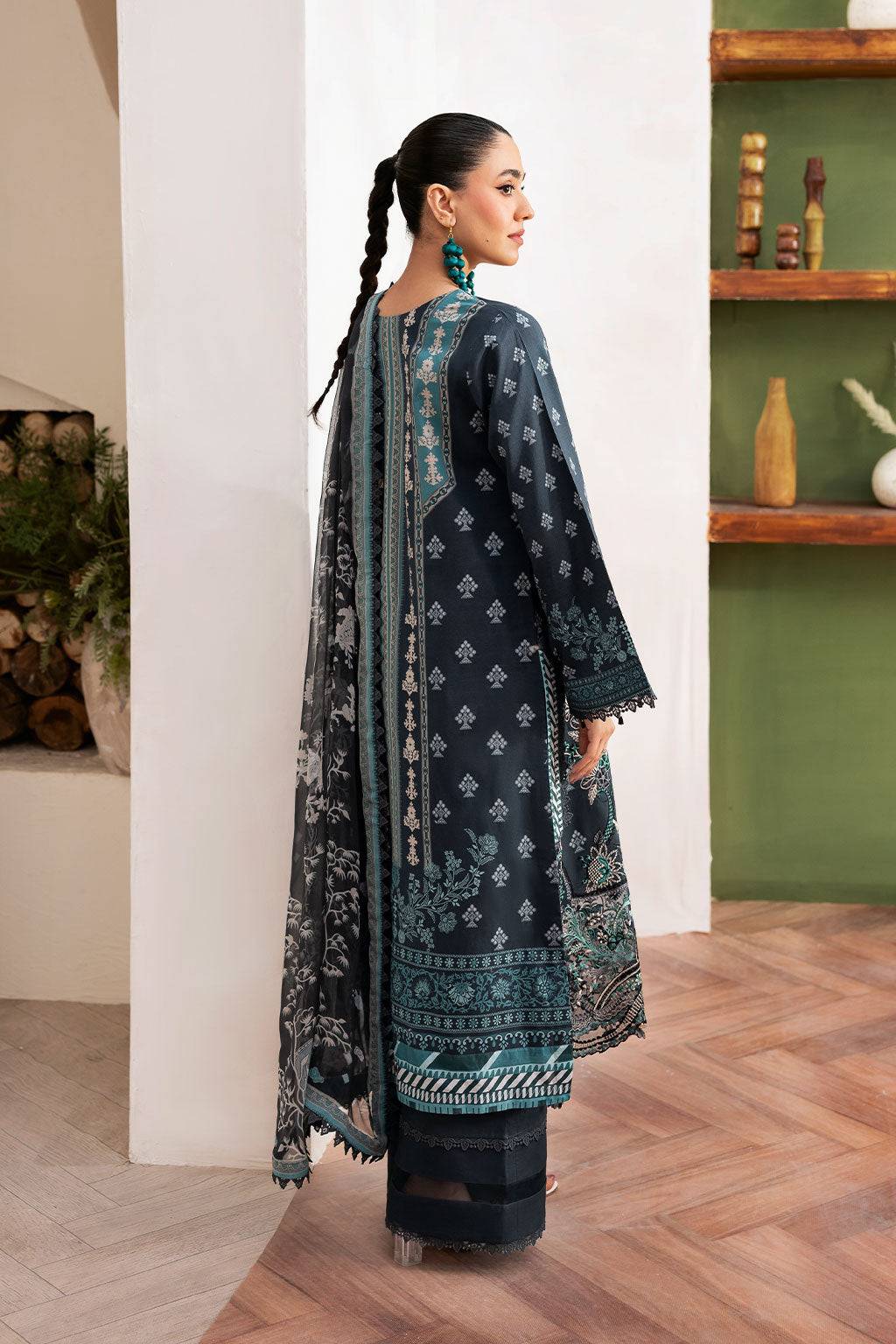 Ramsha | Mashaal Luxury Lawn | L-1408 by Maria Faisal - Registered Vendor of : Ramsha - type : Ladies Clothes - 100% original wedding dresses