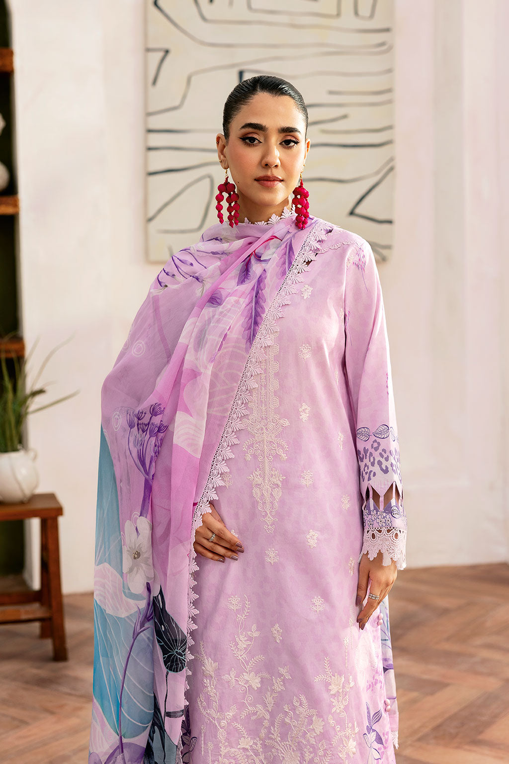 Ramsha | Mashaal Luxury Lawn |  L-1404