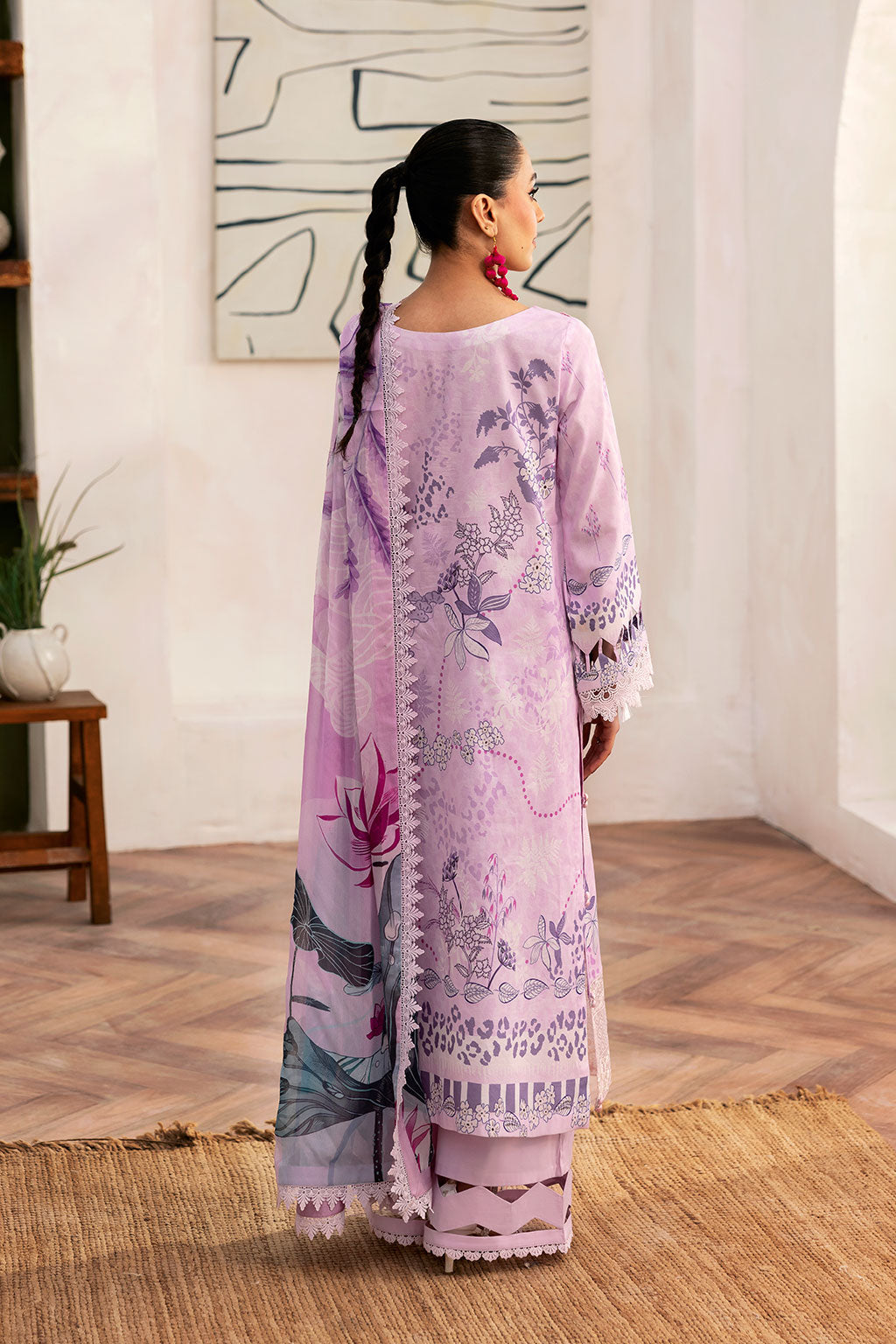 Ramsha | Mashaal Luxury Lawn |  L-1404 - Ladies Clothes - Maria Faisal