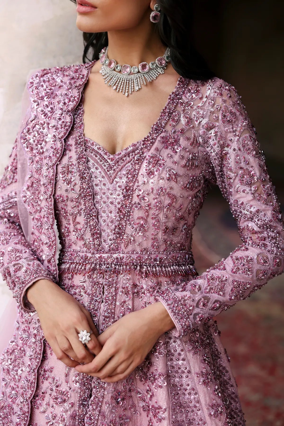 Waqas Shah | Vyah Diyan Tyaariyan 26 | Roshni - Bridal Dress - available at Maria Faisal in UK and USA.