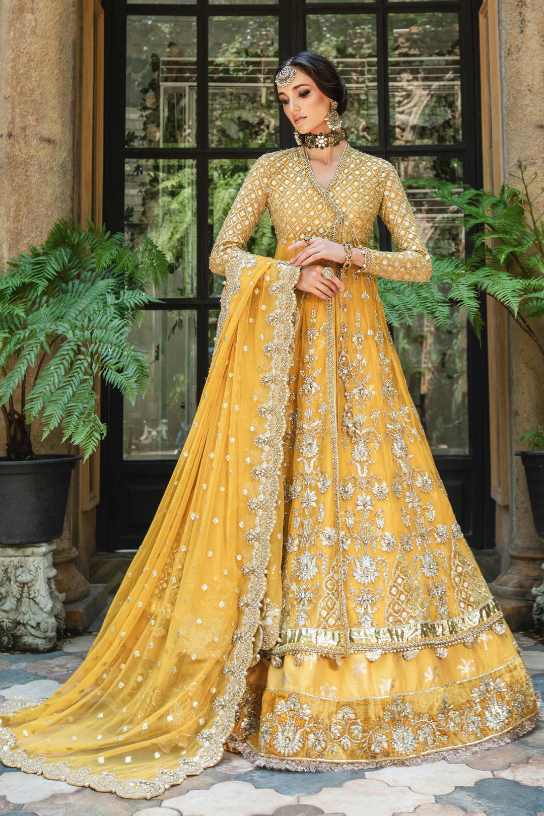 Maria B | Bridal Couture | Nura - Designer Dress with Intricate embroidery and embellishments. Shop elegent wedding dress at Maria Faisal.