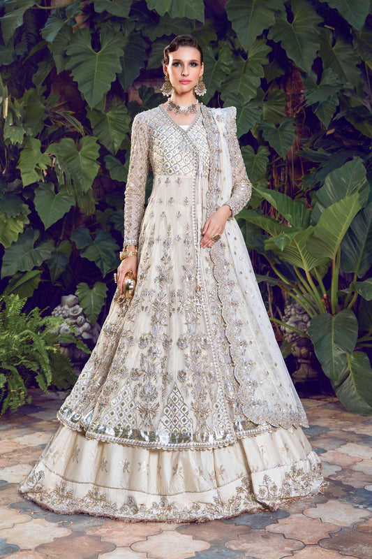 Maria B | Bridal Couture | Iyla - Designer Dress with Intricate embroidery and embellishments. Shop elegent wedding dress at Maria Faisal.