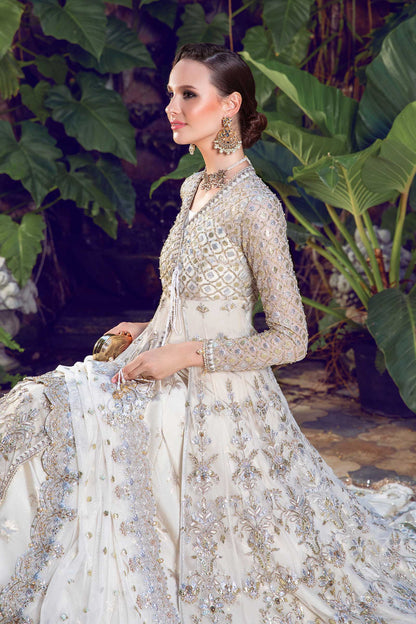 Maria B | Bridal Couture | Iyla - Designer Dress with Intricate embroidery and embellishments. Shop elegent wedding dress at Maria Faisal.