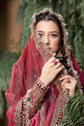 Maria B | Bridal Couture | Shireen - Designer Dress with Intricate embroidery and embellishments. Shop elegent wedding dress at Maria Faisal.