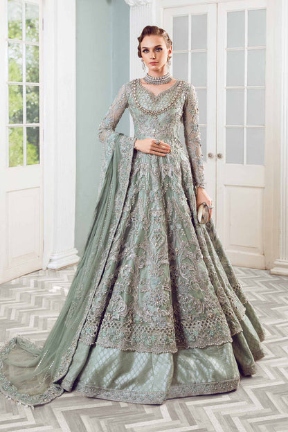 Maria B | Bridal Couture | Chantrea - Designer Dress with Intricate embroidery and embellishments. Shop elegent wedding dress at Maria Faisal.