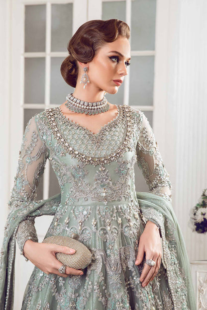 Maria B | Bridal Couture | Chantrea - Designer Dress with Intricate embroidery and embellishments. Shop elegent wedding dress at Maria Faisal.