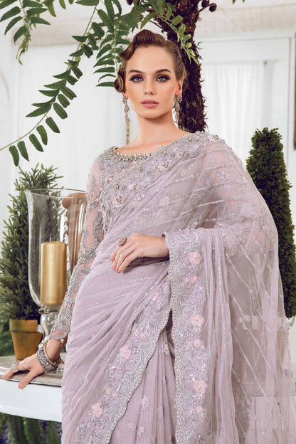 Maria B | Bridal Couture | Rozanne - Designer Dress with Intricate embroidery and embellishments. Shop elegent wedding dress at Maria Faisal.
