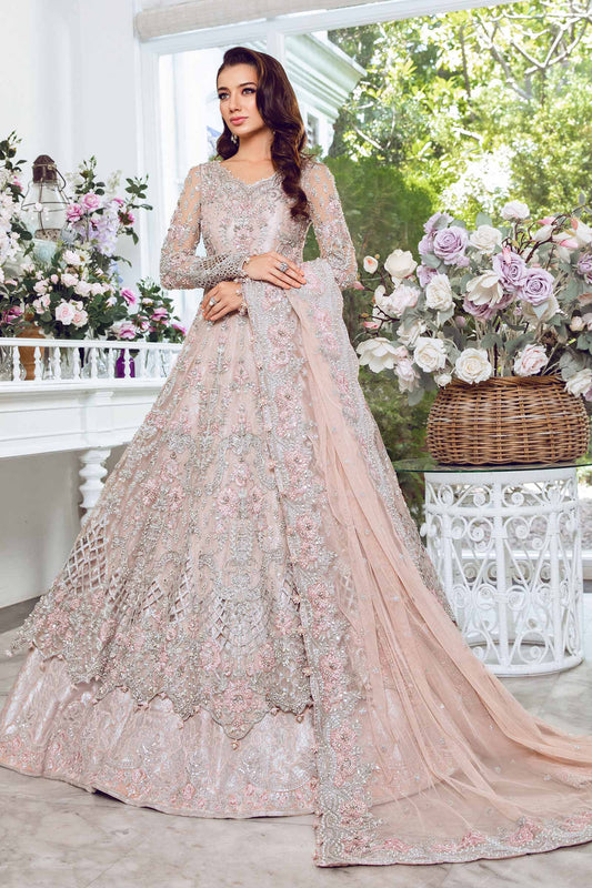 Maria B | Bridal Couture | Nyra - Designer Dress with Intricate embroidery and embellishments. Shop elegent wedding dress at Maria Faisal.