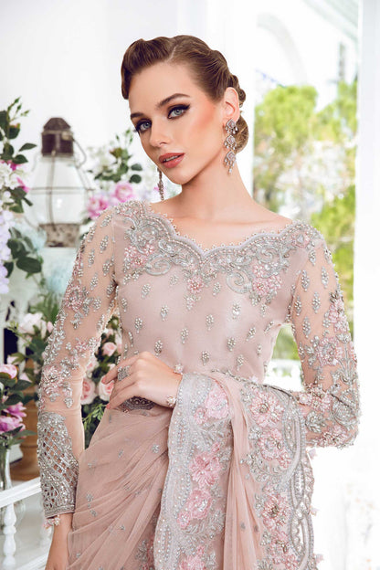 Maria B | Bridal Couture | Dahlia - Designer Dress with Intricate embroidery and embellishments. Shop elegent wedding dress at Maria Faisal.