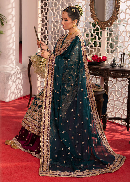 Haseens | Gehna Formals | Laajward - Dress - available at Maria Faisal in UK and USA.