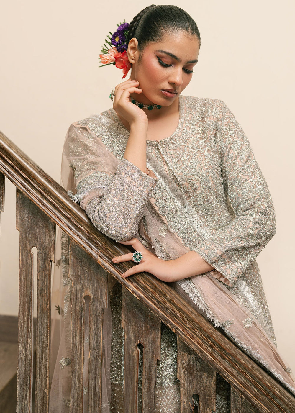 Haseens | Nawabzadi Formals |  Mehves - Dress - available at Maria Faisal in UK and USA.