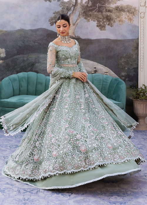 Sadaf Fawad Khan | Wedding Festive 25 | Seafoam - Casual Dress - available at Maria Faisal in UK and USA.