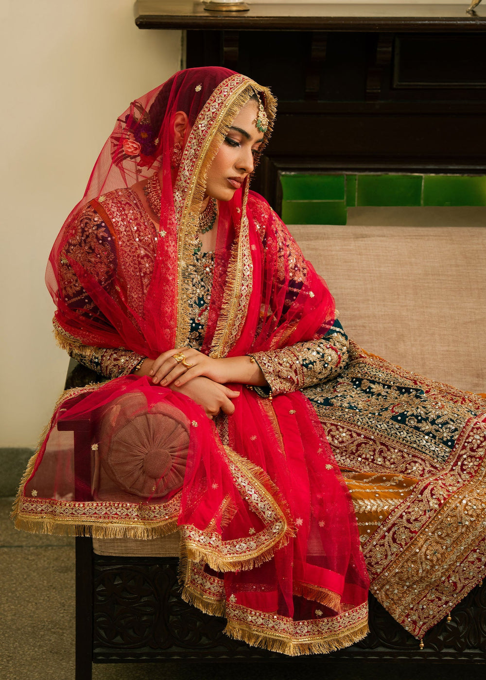 Haseens | Nawabzadi Formals |  Suroori - Dress - available at Maria Faisal in UK and USA.