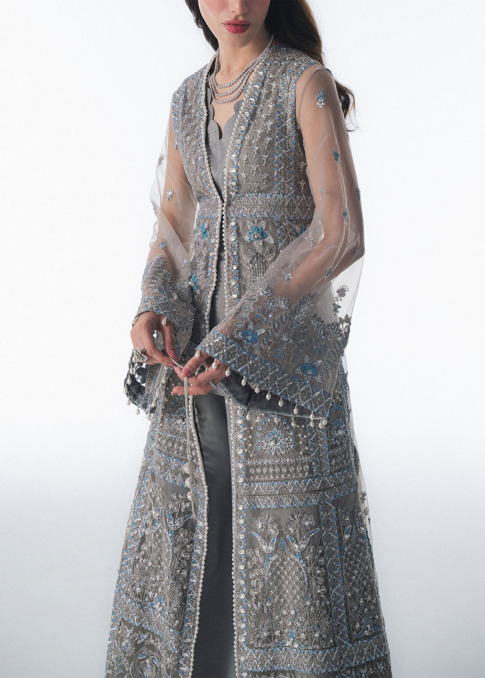 Sadaf Fawad Khan | Festive 25 | Overcast Whisper - Ladies Clothes - Maria Faisal