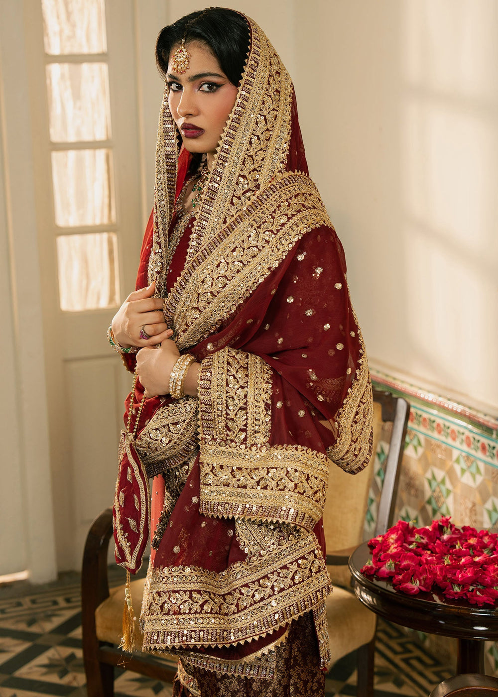 Haseens | Nawabzadi Formals | Gulnazar - Dress - available at Maria Faisal in UK and USA.
