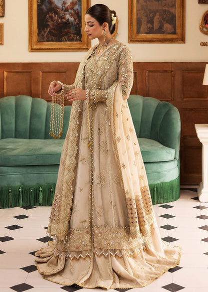 Sadaf Fawad Khan | Wedding Festive 25 | Ivory Celeste - Casual Dress - available at Maria Faisal in UK and USA.