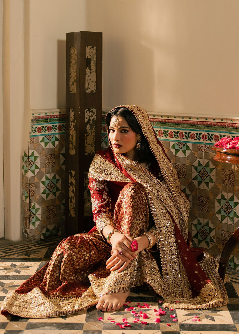 Haseens | Nawabzadi Formals | Gulnazar - Dress - available at Maria Faisal in UK and USA.