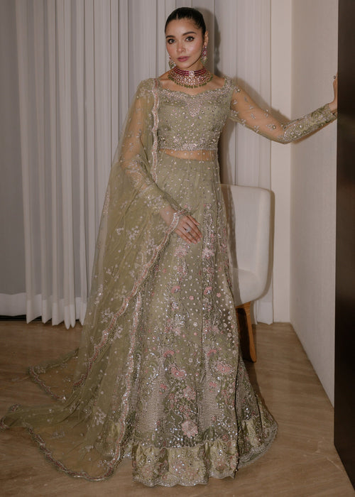 Sadaf Fawad Khan | Wedding Festive 25 | Seafoam - Casual Dress - available at Maria Faisal in UK and USA.