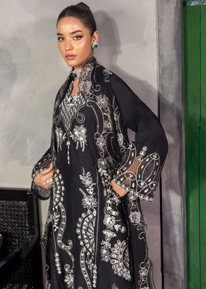 Saira Shakira | Nureh Luxe | Dahlia Noir - Luxury Dress - available at Maria Faisal in UK and USA.