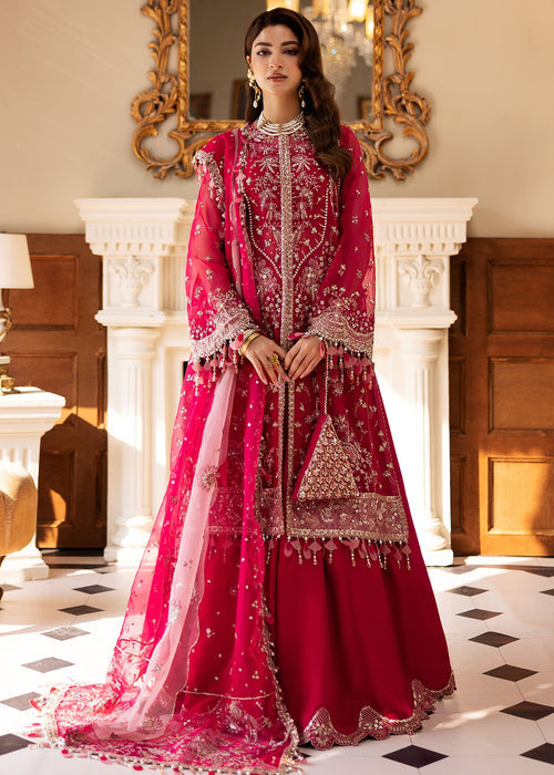 Sadaf Fawad Khan | Wedding Festive 25 | Fuschia Rose - Casual Dress - available at Maria Faisal in UK and USA.