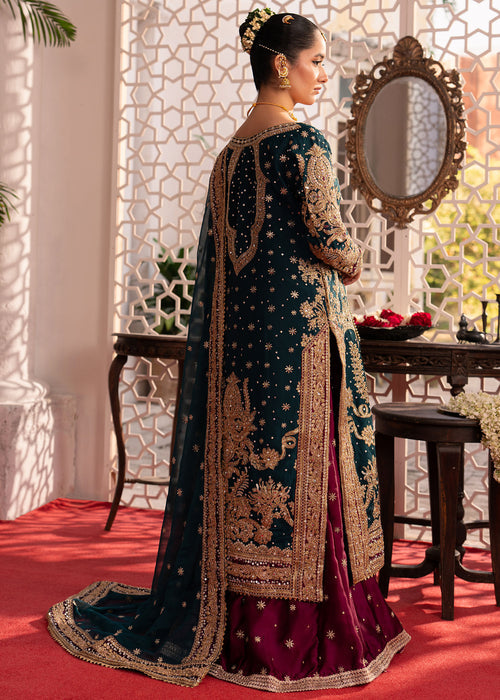 Haseens | Gehna Formals | Laajward - Dress - available at Maria Faisal in UK and USA.