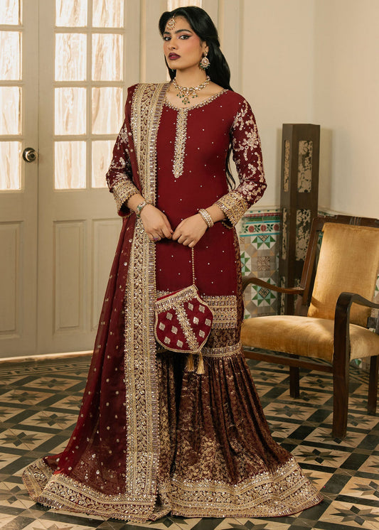Haseens | Nawabzadi Formals | Gulnazar - Dress - available at Maria Faisal in UK and USA.