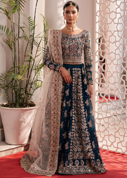 Haseens | Gehna Formals | Nilaar - Dress - available at Maria Faisal in UK and USA.