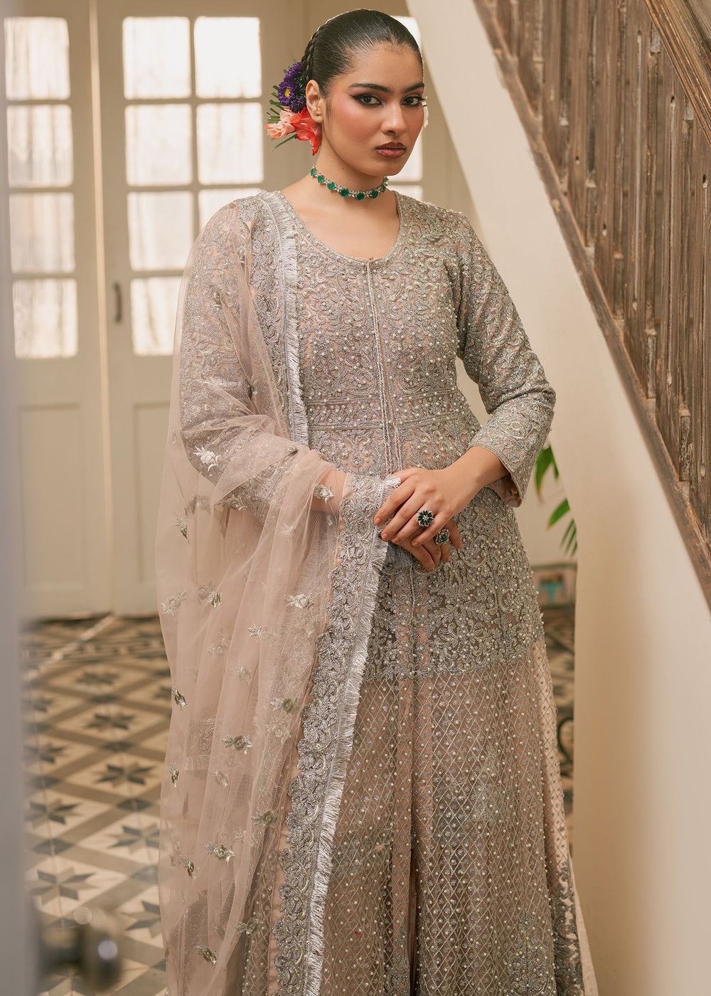 Haseens | Nawabzadi Formals |  Mehves - Dress - available at Maria Faisal in UK and USA.