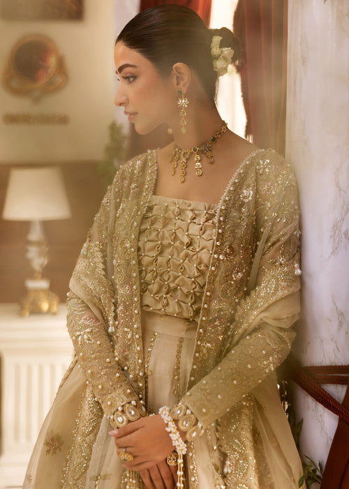 Sadaf Fawad Khan | Wedding Festive 25 | Ivory Celeste - Casual Dress - available at Maria Faisal in UK and USA.