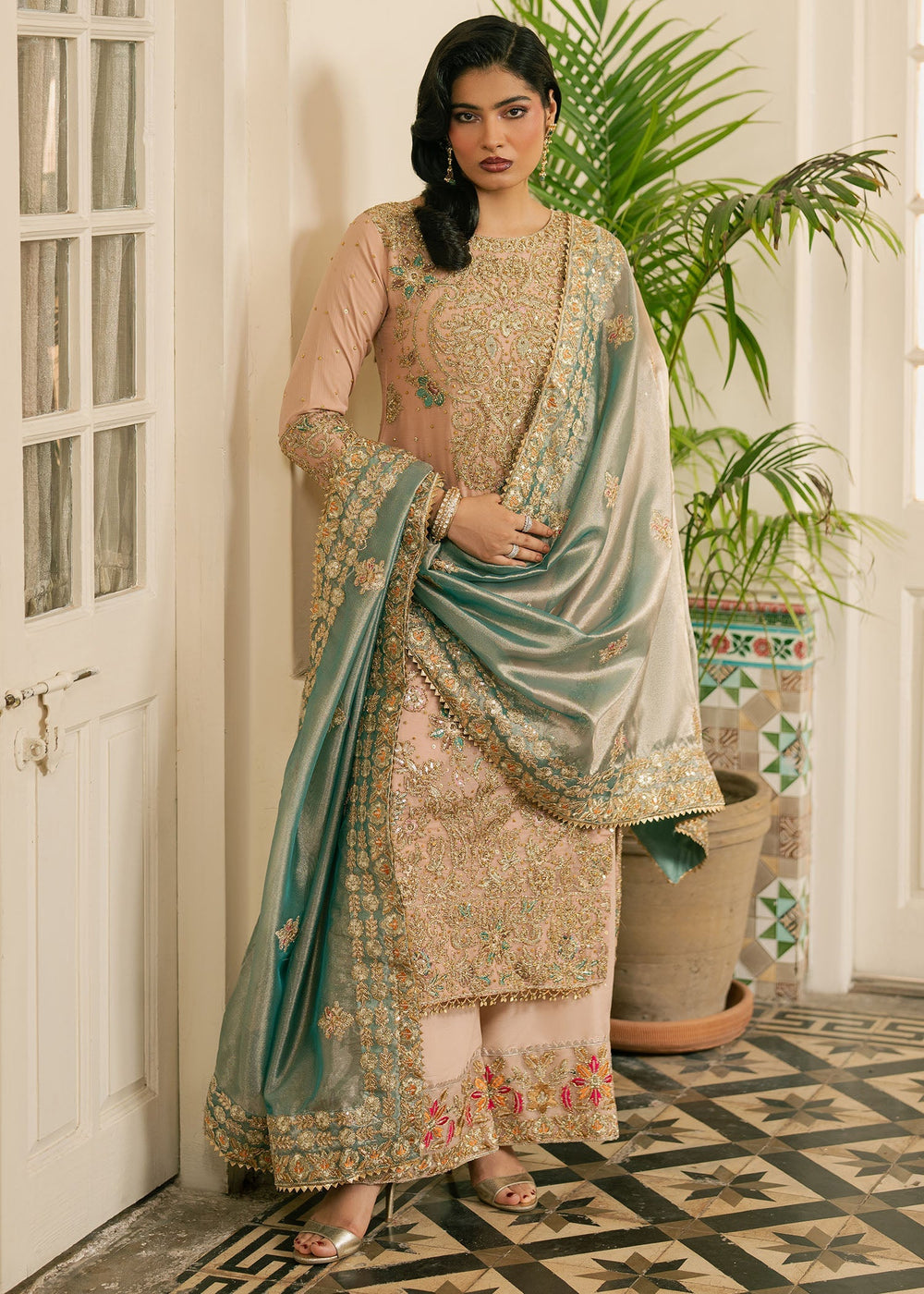 Haseens | Nawabzadi Formals | Baaha - Dress - available at Maria Faisal in UK and USA.