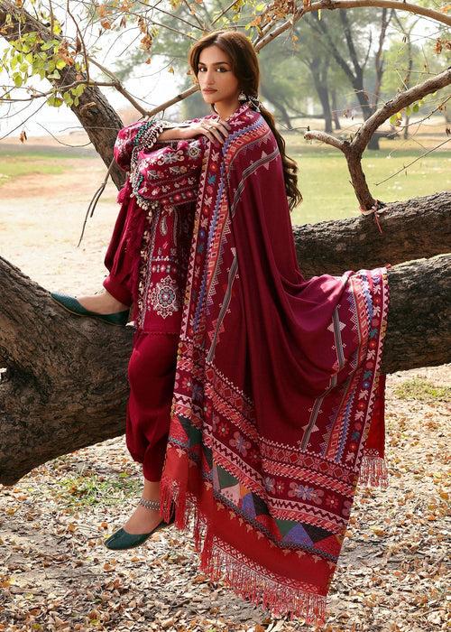 Sadaf Fawad Khan | Winter 25 |  Mehrunisa - Casual Dress - available at Maria Faisal in UK and USA.