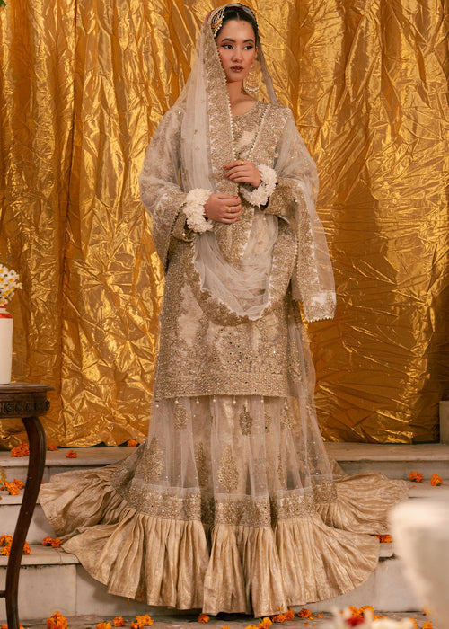 Haseens | Gehna Formals | Sona - Dress - available at Maria Faisal in UK and USA.